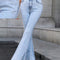 All-match Stretch Micro-nail Pearl Jeans