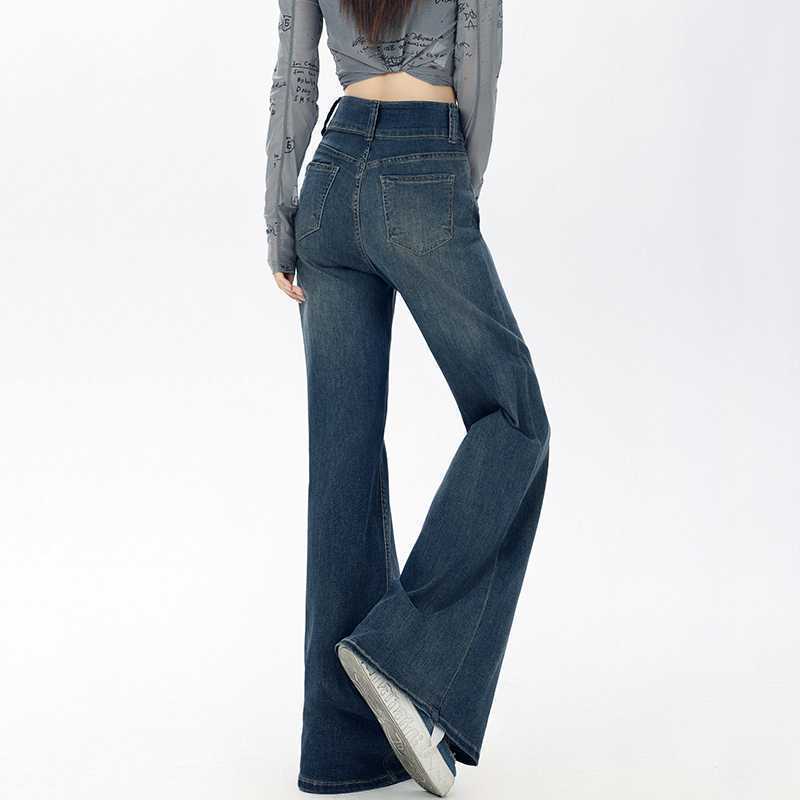 American Retro Loose Straight Wide Leg Jeans