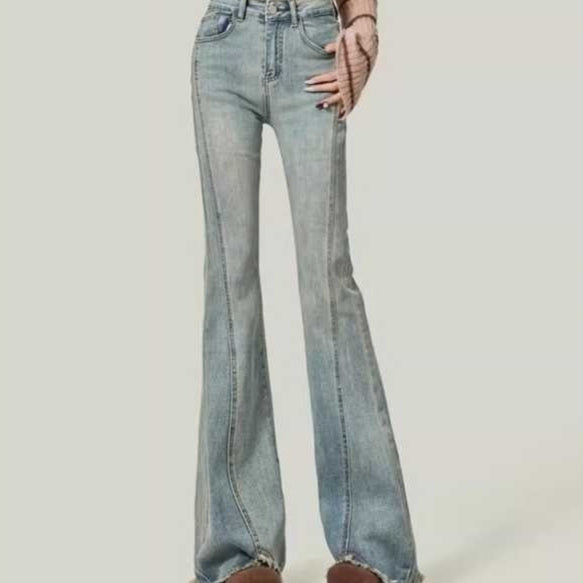 Retro American Slightly Flared Women's Jeans