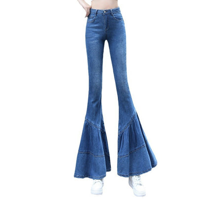 Design Sense Niche Flared Cropped Jeans